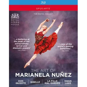 Opus Arte The Art Of Marianela Nunez : Don Quichotte, Giselle, La fille mal gardée, Le lac des cygnes Blu-ray