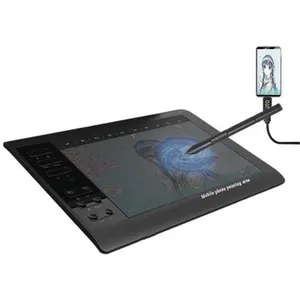 QINGQUE Tablette Graphique 10x6 Pouces,HD Graphique Dessin Numérique Tablette Moniteur avec Stylo,233 Point Lecture Rapide pas cher