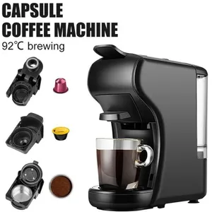 QINGQUE Machine à Café à Capsules 19Bar 92°C avec 3 Adaptateurs pour N... pas cher