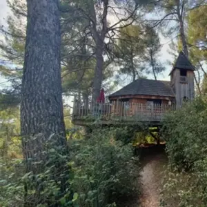 Nuit en Cabane dans les Arbres avec Jacuzzi près de Marseille