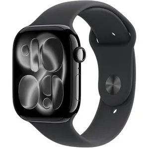 Apple Watch (2025) GPS 46 mm - Aluminium Noir de jais - Bracelet sport... pas cher