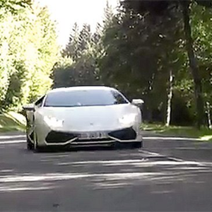 Pilotage sur Route en Lamborghini Huracan près de Strasbourg