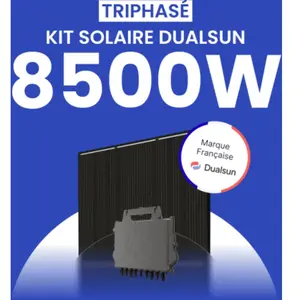 Kit solaire 8500W DualSun Triphasé   Micro-onduleurs QT2Vendu parmon-kit-solaire