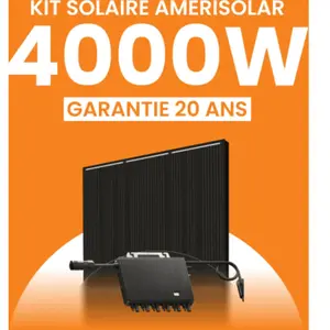 Kit solaire  4000Wc Amerisolar - Micro-onduleur TSUN
