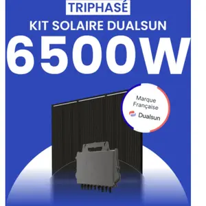 Kit solaire 6500W DualSun Triphasé   Micro-onduleurs QT2Vendu parmon-kit-solaire