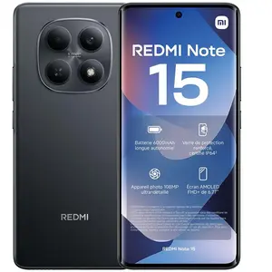 Xiaomi Redmi Note 15 4G 256 Go - Noir - Débloqué pas cher
