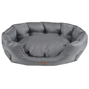 BUBIMEX Coussin gris ovale pas cher