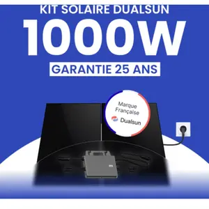 Kit panneau solaire plug and play 1000W DualSunVendu parmon-kit-solaire