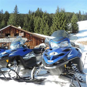Randonnée en Scooter des Neiges près de Flaine