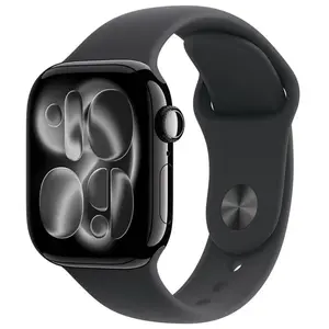 Apple Watch (2025) GPS + Cellular 42 mm - Aluminium Noir de jais - Bra... pas cher