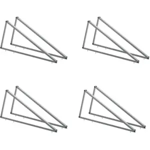 supports pour panneaux solaires, Plancher/Toit plat (pour quatre panne...