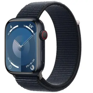 Apple Watch Series 9 (2023) GPS 41 mm - Aluminium Minuit - Boucle spor... pas cher