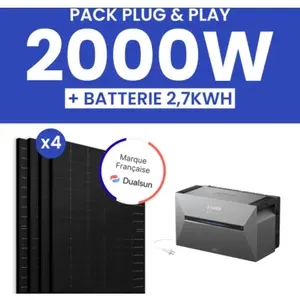 Kit solaire 2000W Dualsun   Batterie Anker E2700 ProVendu parmon-kit-solaire