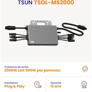 Kit solaire 10500W DMEGC   Micro-onduleurs TSUNVendu parmon-kit-solaire