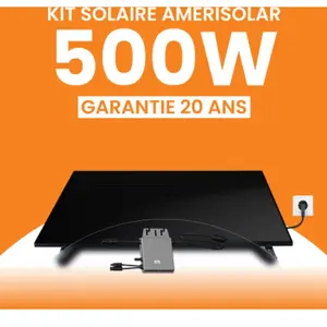 Kit panneau solaire plug and play 500W Amerisolar