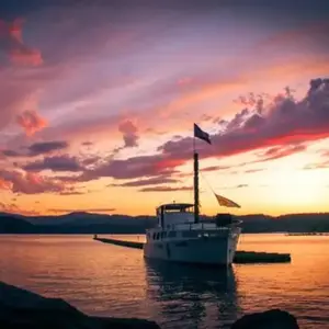 Balade en Bateau au Coucher du Soleil à Palavas-les-Flots