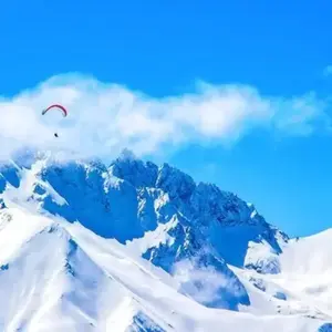 Baptême en Parapente près de Megève