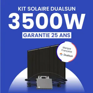 Kit solaire 3500W DualSun   Micro-onduleurs TSUNVendu parmon-kit-solaire