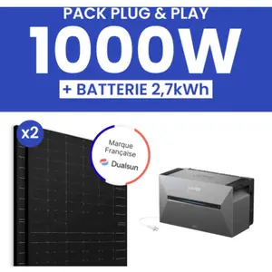 Kit solaire 1000W Dualsun   Batterie Anker E2700 ProVendu parmon-kit-solaire