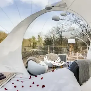 Nuit en Bulle avec Jacuzzi et Sauna Privatifs à Bonnemaison 