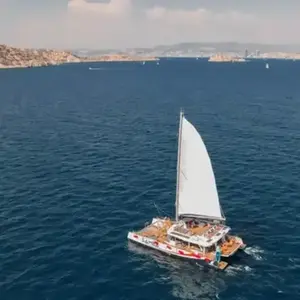 Sortie en Maxi-Catamaran à Marseille