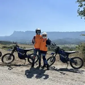 Balade en Moto Tout-Terrain Electrique près de Valence
