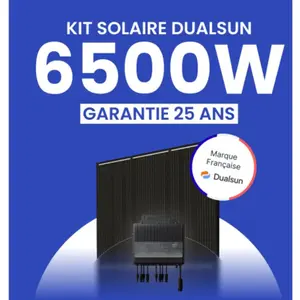 Kit solaire 6500W DualSun   Micro-onduleurs TSUNVendu parmon-kit-solaire