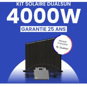 Kit Solaire 4000W Marque française - Micro onduleurs TSUNVendu parmon-kit-solaire