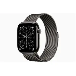 Apple Watch (2025) GPS + Cellular 46 mm - Titane Ardoise - Bracelet mi... pas cher