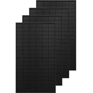Panneaux Solaires Bifaciaux de 500W, 4*500W Bifaciaux (2 600Wc)