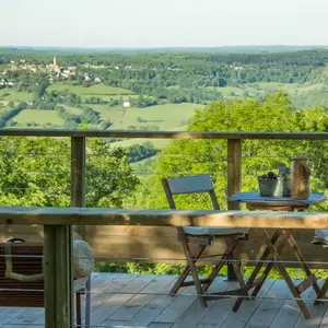 Nuit en Dôme à Noailhac près de Collonges-la-Rouge