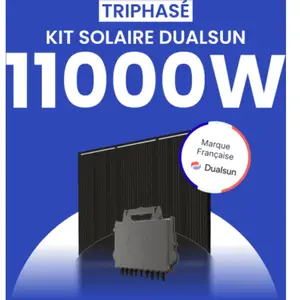 Kit solaire 11000W DualSun Triphasé   Micro-onduleurs QT2Vendu parmon-kit-solaire