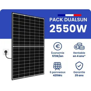 Kit Solaire  marque française 2550W - Onduleur SolisVendu parmon-kit-solaire