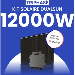 Kit Solaire 12000W DualSun Triphasé - Micro onduleurs QT2Vendu parmon-kit-solaire