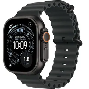 Apple Watch (2025) GPS + Cellular 49 mm - Titane Noir - Bracelet Océan... pas cher