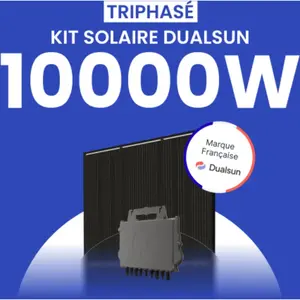 Kit Solaire  DualSun 10000W Triphasé - Micro onduleurs APSVendu parmon-kit-solaire