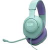 Image de Casque de jeu filaire - JBL - Quantum 100M2 - cyan - son QuantumSOUND - microphone focalisation voix