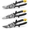 Image de TOUGHBUILT Ciseaux Polyvalents pour Droitiers et Gauchers - Ensemble de 3 Outils de Découpe Précis et Efficaces