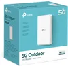 Image de TP-Link Routeur extérieur 5G, jusqu'à 4,67 Gbit/s avec vitesses de téléchargement 5G, port 2,5GE, alimentation PoE+, boîtier extérieur durable, IP66, installation de montage multiple, Plug & Play