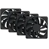 Image de Hyte Fa12 Lot de 4 ventilateurs de luxe à haut débit d'air Noir 120 mm