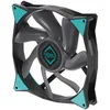 Image de IceGALE Ventilateur à roulement à billes PWM haute performance 140 mm Noir 14 cm Ventilateur d'ordinateur compatible bureau