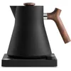 Image de Bollitore elettrico per il tè Fellow Corvo EKG - Teiera e caffè pour-over elettrici - EU, Nero opaco con manico in noce - 0,9 litri