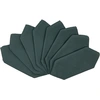 Image de Casa - 8 Serviettes de table Uniline vert botanique - 43x43 cm OS