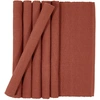 Image de Casa - 6 Sets de table Ribbed bois de cèdre - 35x50 cm OS