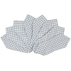Image de Casa - 8 Serviettes de table Washed Cotton vichy heather - 45x45 cm OS