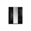 Image de Armoire 3 portes GLOSSY coloris noir