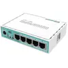 Image de MikroTik RB750GR3 Routeur connecté Gigabit Ethernet Turquoise, Blanc