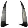 Image de Séparateur Jupe Latérale pour Mercedes pour Benz Classe C W205 C43 C63 2014-2019 Becquet De Pare-Chocs Arrière Inserts Couvercle Ventilation Latérale Canard(Look de Carbone)