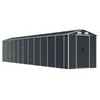Image de Abri de Jardin cabane cabanon Maison de Stockage Remise extérieur Hangar Outils Robuste 191 x 980 x 198 cm Acier galvanisé Anthracite 02_0022192