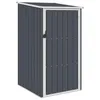 Image de Abri de Jardin cabane cabanon Maison de Stockage Remise extérieur Hangar Outils Robuste 87 x 98 x 159 cm Acier galvanisé Anthracite 02_0022215